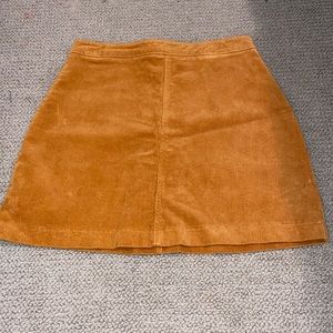 Forever 21 Gold skirt